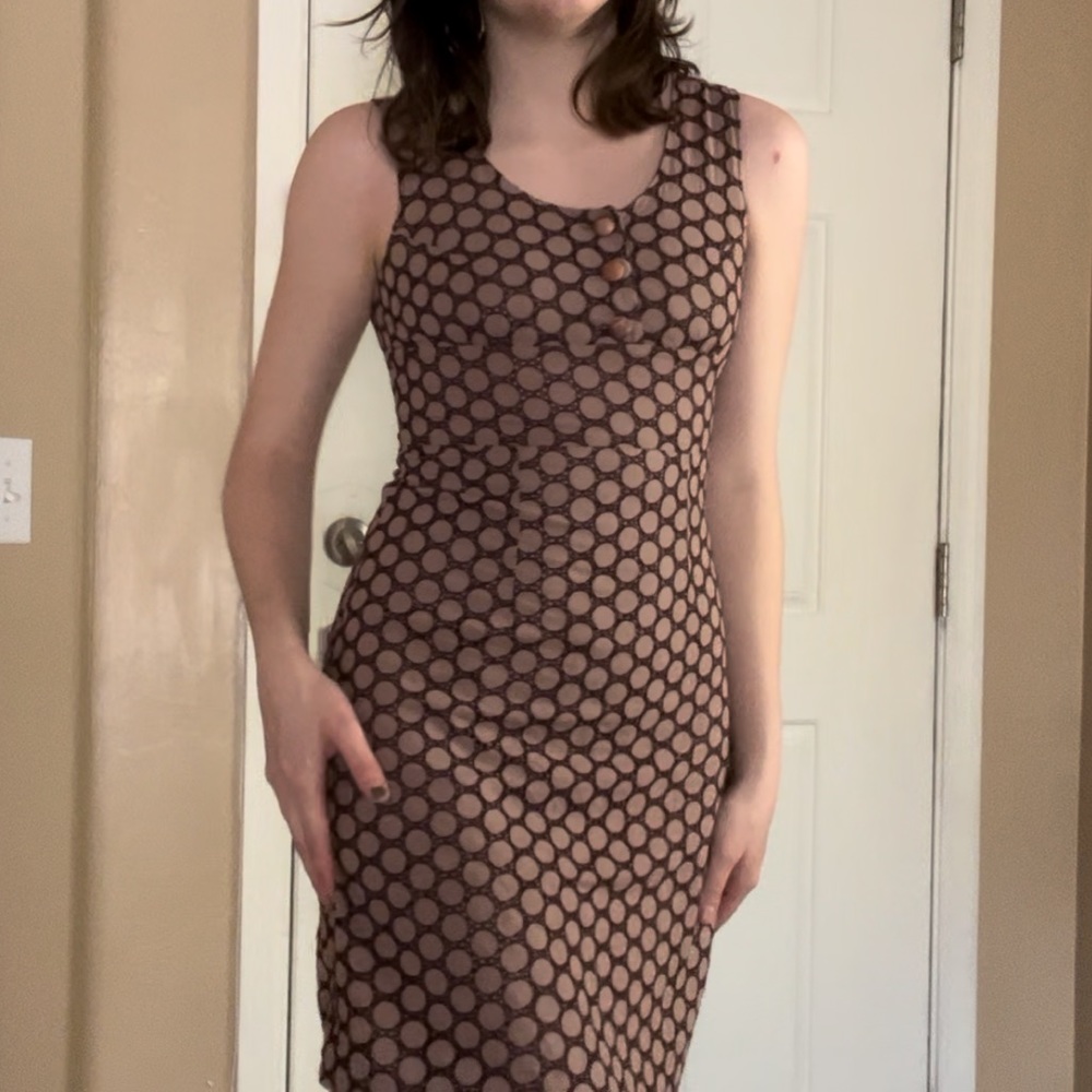 Vintage Mauve Mini Dress, XS